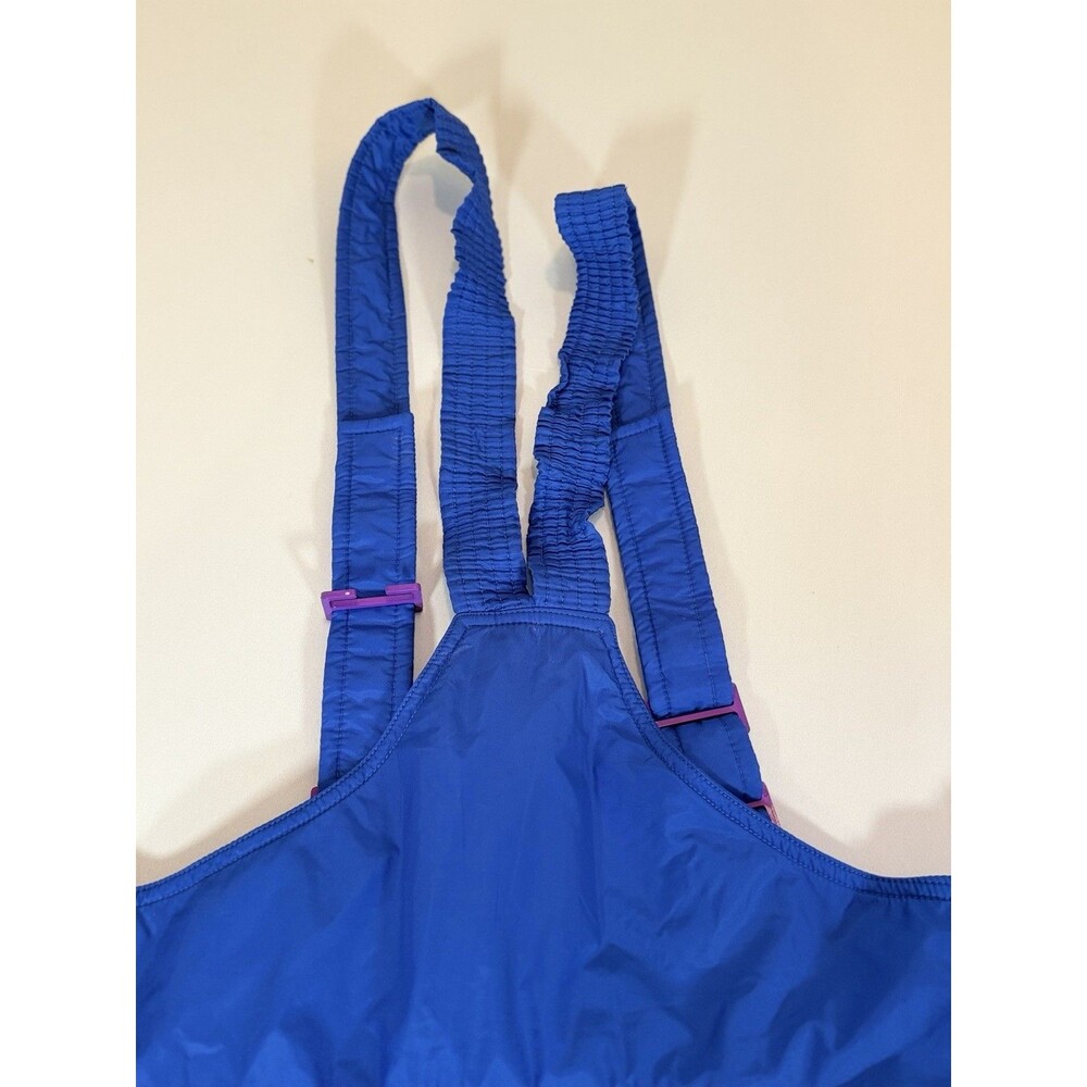 Vintage Emile d’Italia Sunvalley Blue Ski Bib Snow Pants USA L Made in Hong Kong - Picture 14 of 16